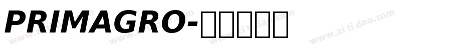 PRIMAGRO字体转换