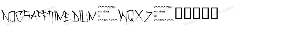 NoGraffitiMedium-wqXZ字体转换