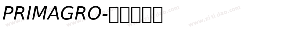 PRIMAGRO字体转换