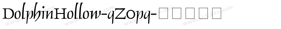 DolphinHollow-qZ0pq字体转换