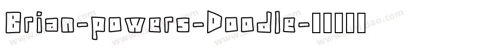 Brian-powers-Doodle字体转换