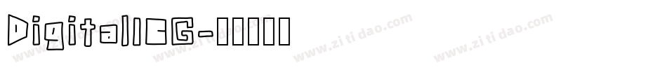 DigitalICG字体转换