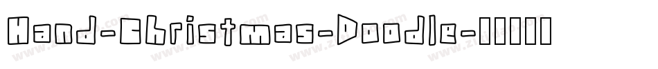 Hand-Christmas-Doodle字体转换