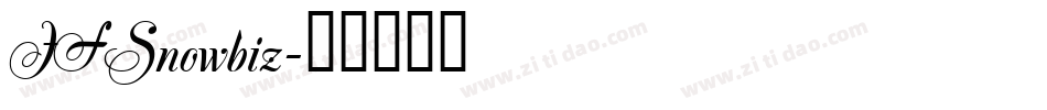 JFSnowbiz字体转换