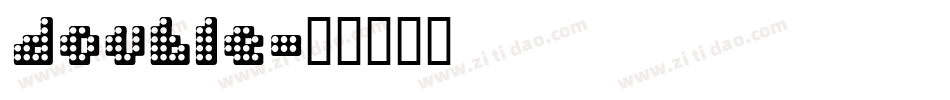 double字体转换