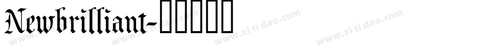 Newbrilliant字体转换