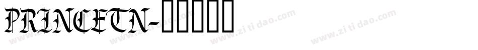 PRINCETN字体转换