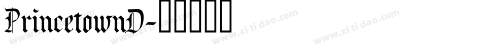 PrincetownD字体转换