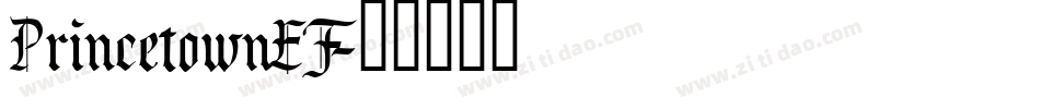 PrincetownEF字体转换