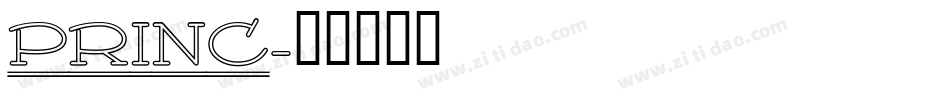 PRINC字体转换