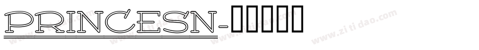 PRINCESN字体转换