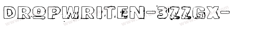 Dropwriten-3zzgX字体转换