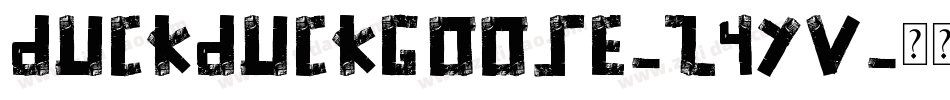 DuckDuckGoose-24yv字体转换