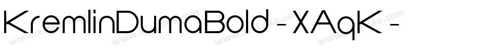 KremlinDumaBold-XAqK字体转换