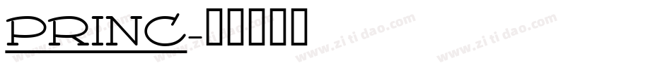 PRINC字体转换