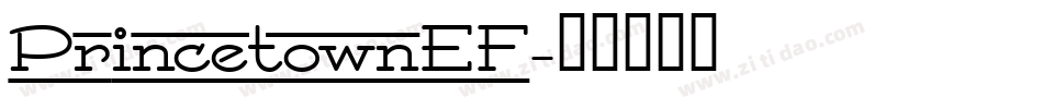 PrincetownEF字体转换