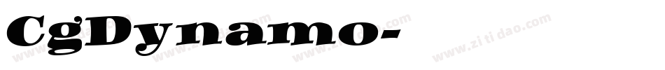 CgDynamo字体转换