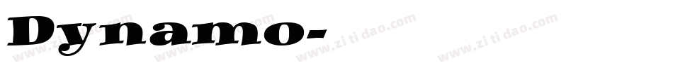 Dynamo字体转换