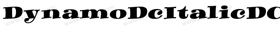 DynamoDcItalicDC字体转换