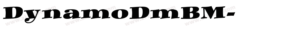DynamoDmBM字体转换