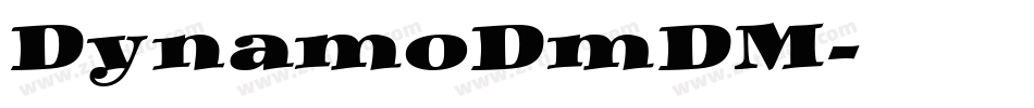 DynamoDmDM字体转换