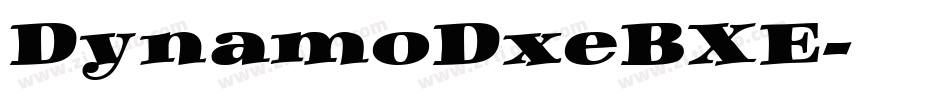 DynamoDxeBXE字体转换