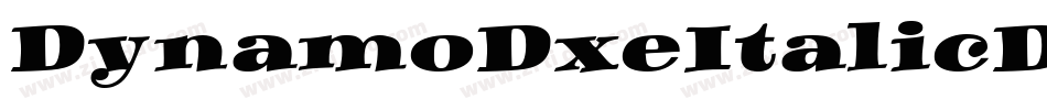 DynamoDxeItalicDXE字体转换