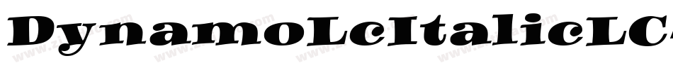 DynamoLcItalicLC字体转换