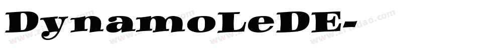 DynamoLeDE字体转换