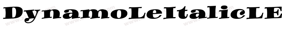 DynamoLeItalicLE字体转换