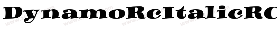 DynamoRcItalicRC字体转换