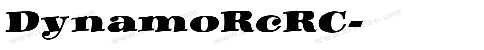 DynamoRcRC字体转换