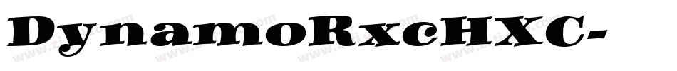 DynamoRxcHXC字体转换