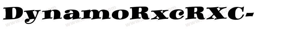 DynamoRxcRXC字体转换