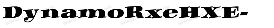 DynamoRxeHXE字体转换