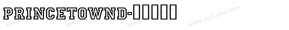 PrincetownD字体转换