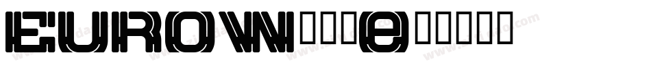 EUROW手机版字体转换