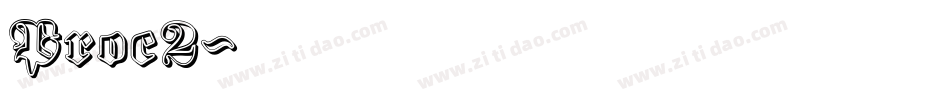 Proc2字体转换