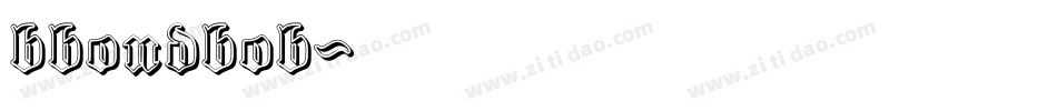 bbondbob字体转换