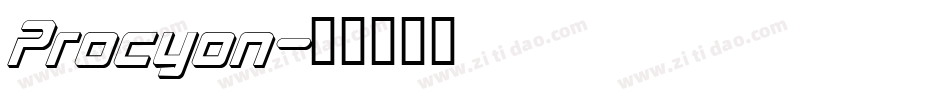 Procyon字体转换