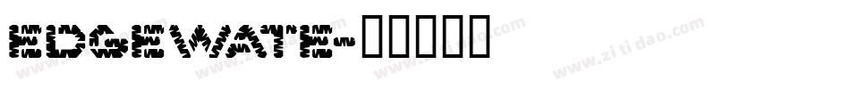 EDGEWATE字体转换