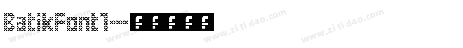 BatikFont1字体转换
