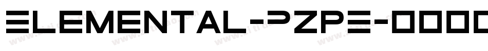 Elemental-PzpE字体转换