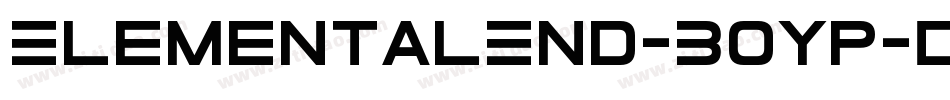 ElementalEnd-3oYp字体转换