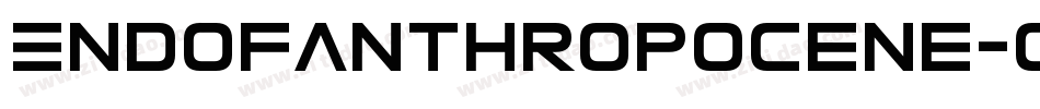 EndOfAnthropocene-Oz23字体转换