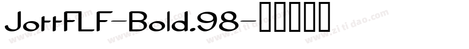 JottFLF-Bold.98字体转换