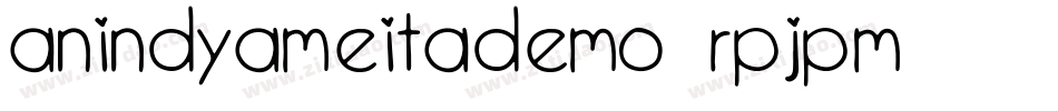 AnindyaMeitaDemo-RpJPM字体转换