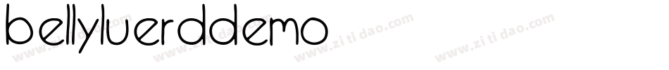 BellyluerdDemo字体转换
