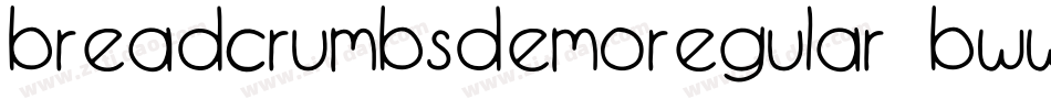 BreadcrumbsDemoRegular-BWWmV字体转换