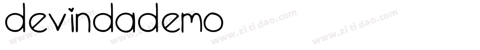 DevindaDemo字体转换